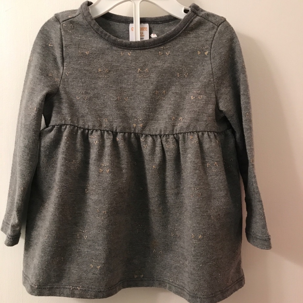 Empire waist cat swing shirt